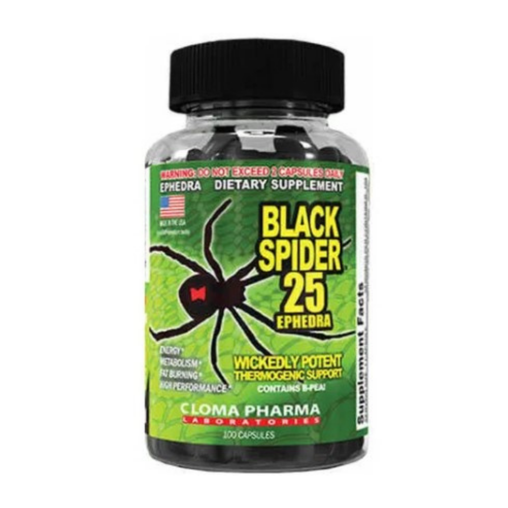 CLOMA PHARMA BLACK SPIDER Power in sports