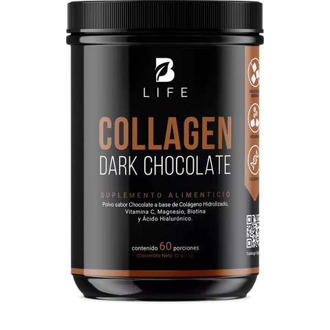 B LIFE COLÁGENO DARK CHOCOLATE POLVO 60 SER