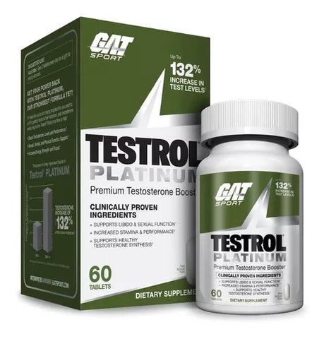 GAT TESTROL PLATINUM 60 TABS PAQUETE DE 3