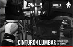 GORILA PUMP CINTURÓN DE VELCRO CON HEBILLA LUMBAR POWER LIFTER